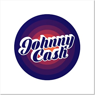 JOHNNY CASH - BLURN CIRCLE Posters and Art